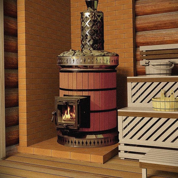 Купить Печь банная «РУССКАЯ БАНЯ» в амфиболите