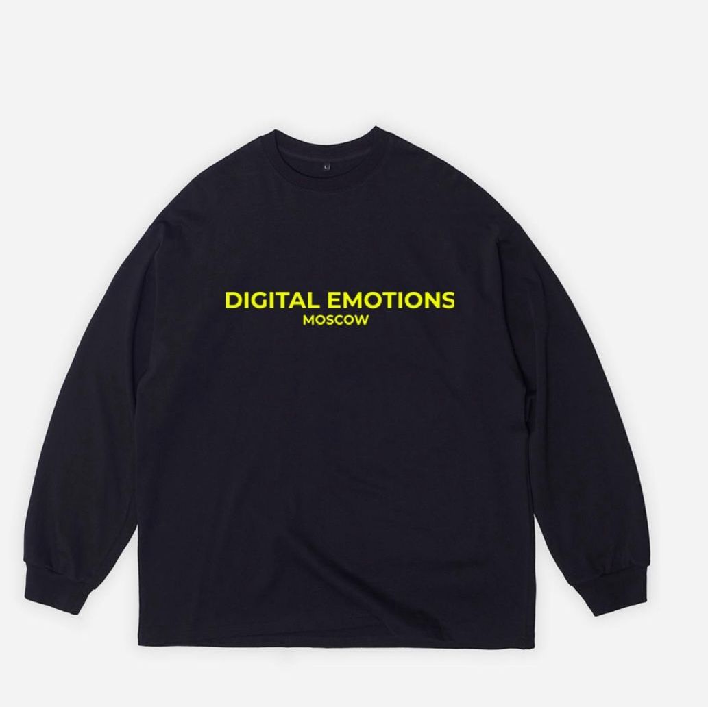 Купить Лонгслив черный "Сумерки - Digital Emotions"