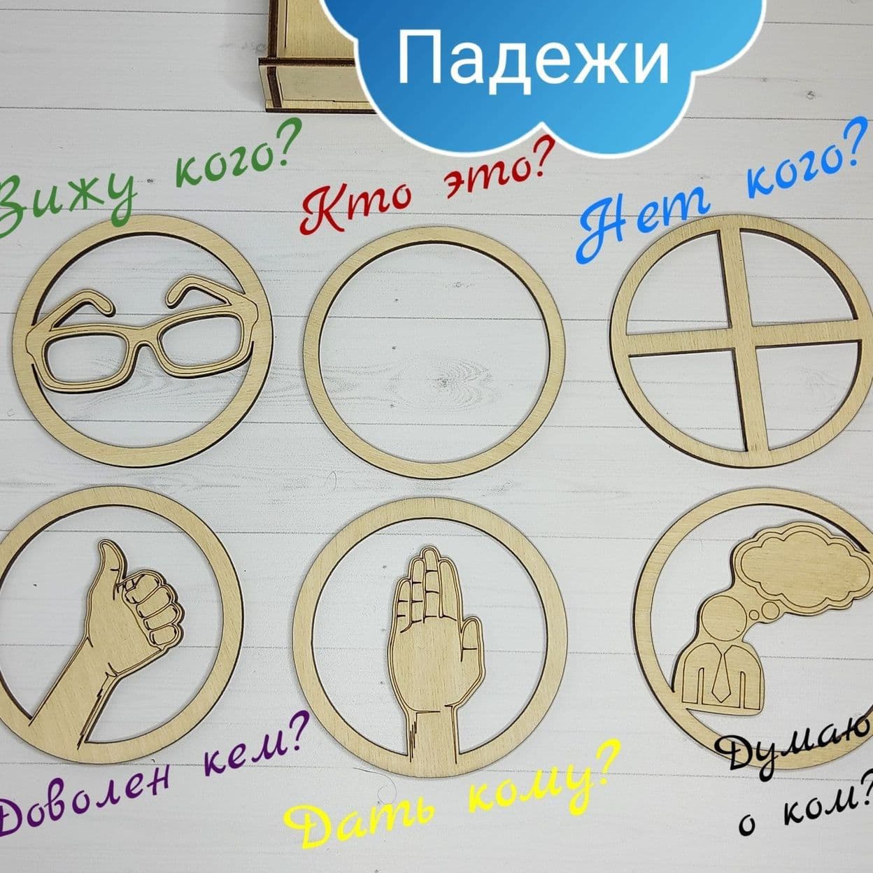 Купить Развивающая игра-пособие Символы "Пиктограммы" Формы падежей и грамматические категории