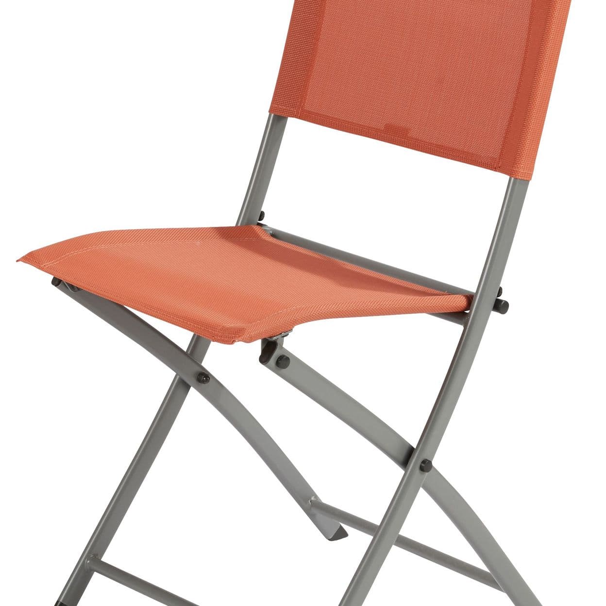 Купить Стул складной Naterial Emys 52.5x84x42 см сталь цвет кирпичный