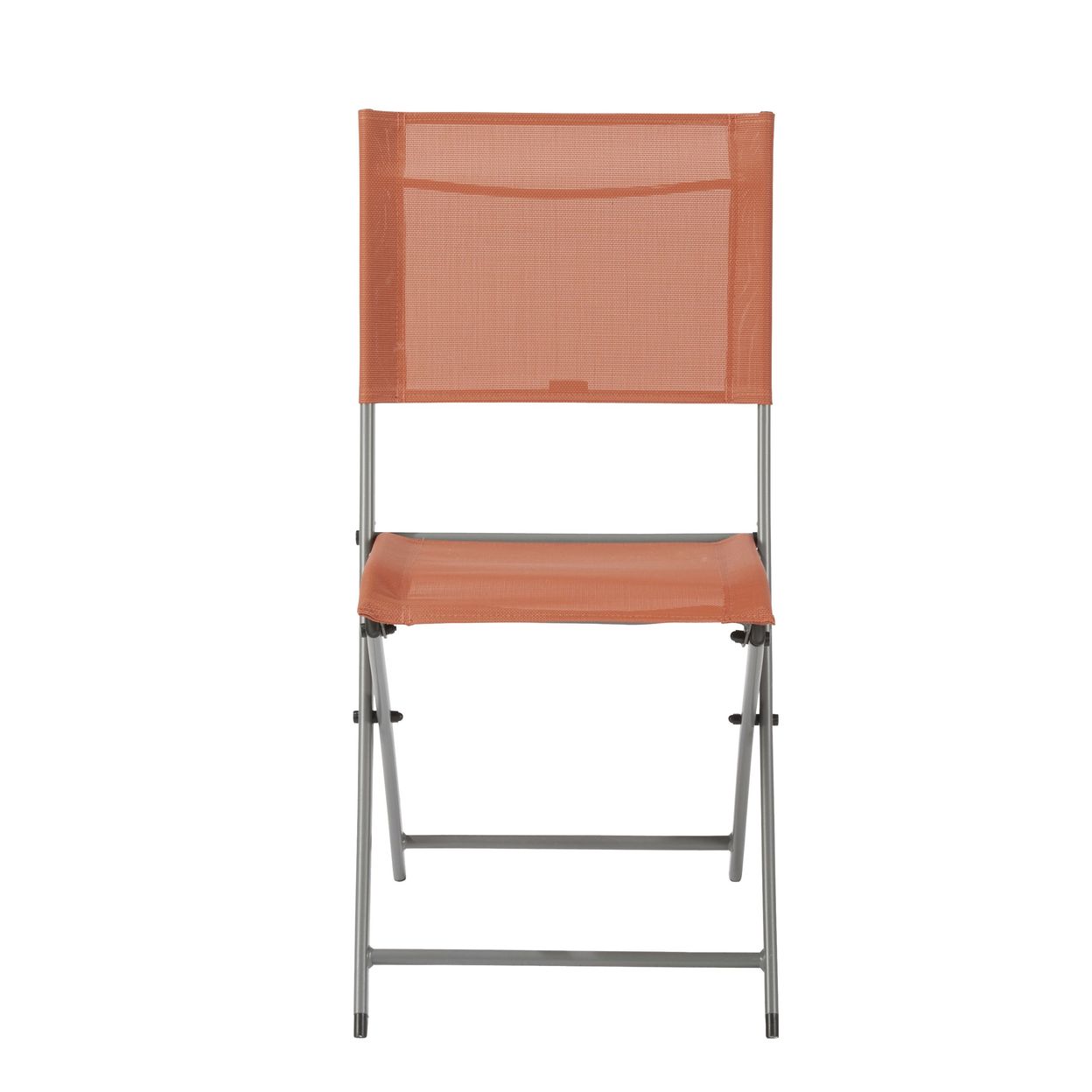 Купить Стул складной Naterial Emys 52.5x84x42 см сталь цвет кирпичный
