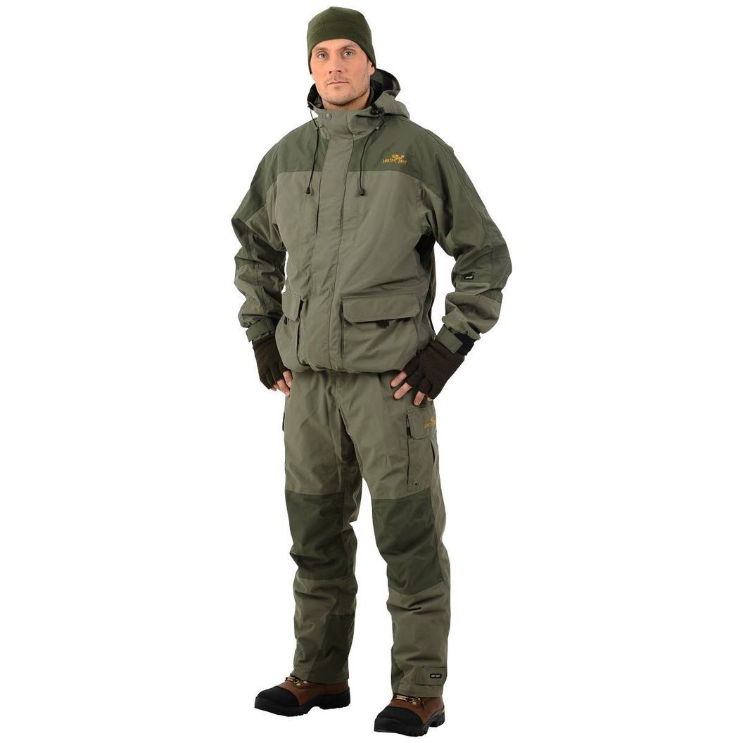 Купить Перчатки JahtiJakt Half finger Green