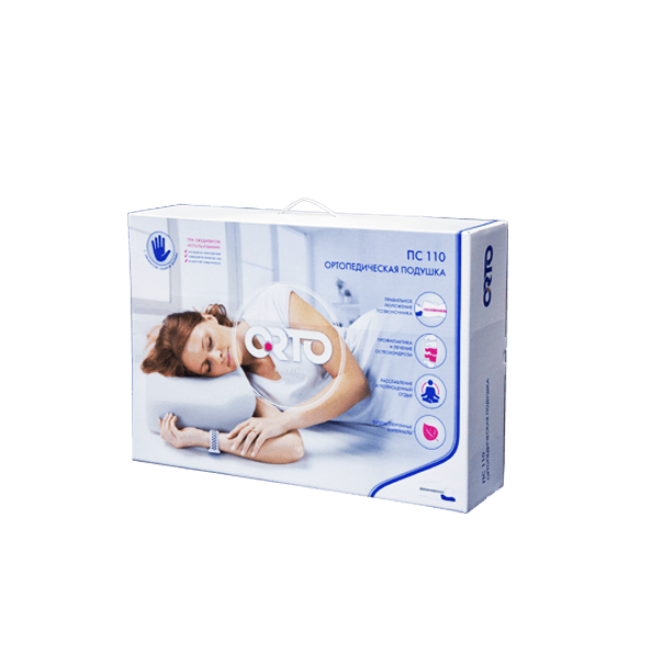 Купить Orto Ортопедическая подушка ПС-110 Memory Foam с двумя валиками