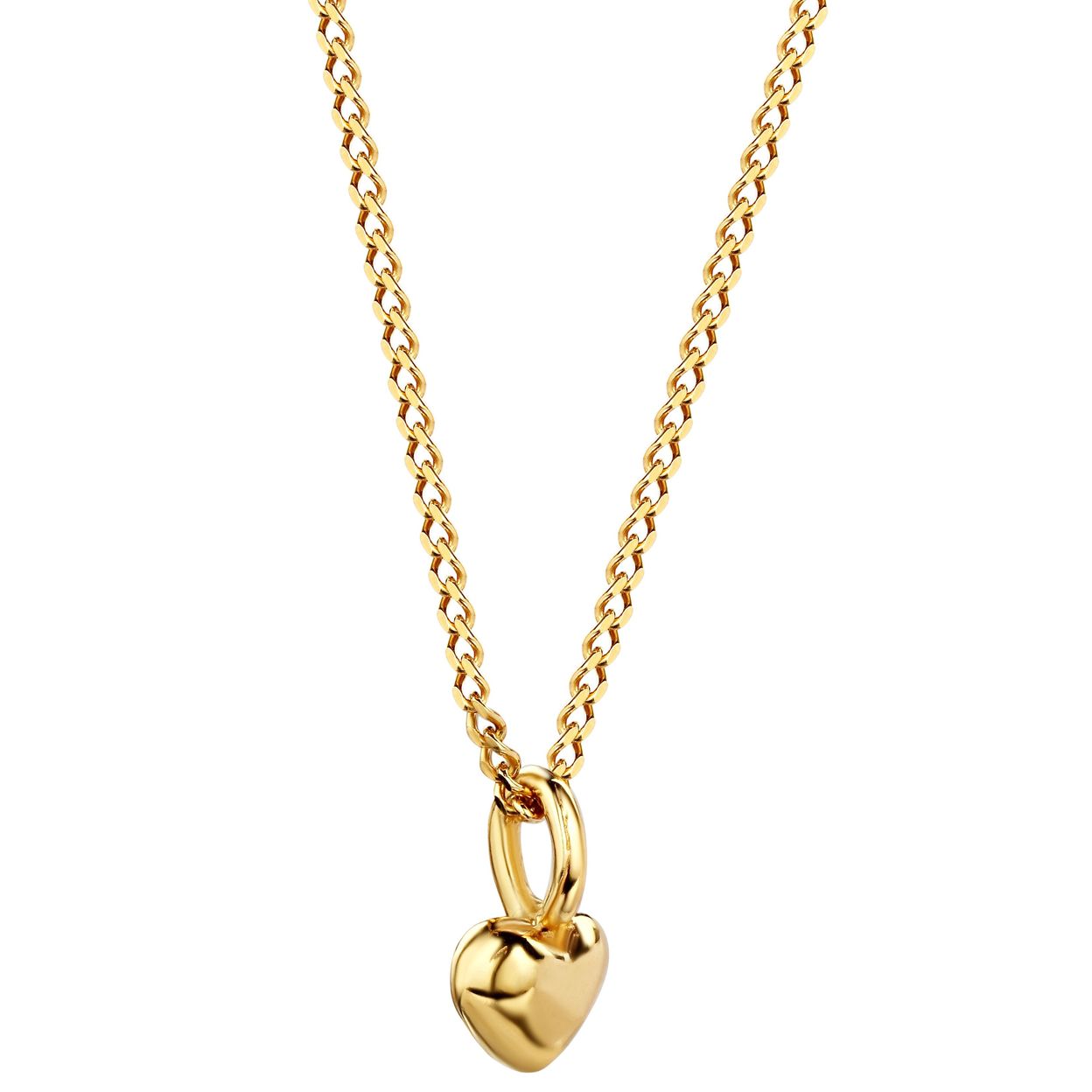 Купить LOVE ALWAYS WINS Колье с маленьким сердцем, позолота