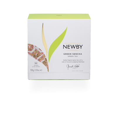 Купить ЧАЙ ЗЕЛЕНЫЙ NEWBY GREEN SENCHA 50 ШТ. Х 2 Г. доставка продуктов Тюмень . доставка продуктов в Тюмени . доставка фруктов Тюмень . доставка фрукт
