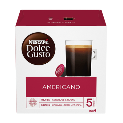 Купить NESCAFÉ DOLCE GUSTO АМЕРИКАНО, КОФЕ В КАПСУЛАХ 16 КАПСУЛ Х 3 ШТ. доставка продуктов Тюмень . доставка продуктов в Тюмени . доставка фруктов Тюм