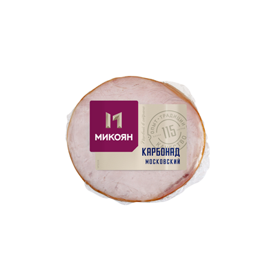 Купить КАРБОНАД МОСКОВСКИЙ МИКОЯН 400 Г.  доставка продуктов тюмень . доставка продуктов в тюмени . доставка фруктов тюмень . доставка фруктов в тюмен