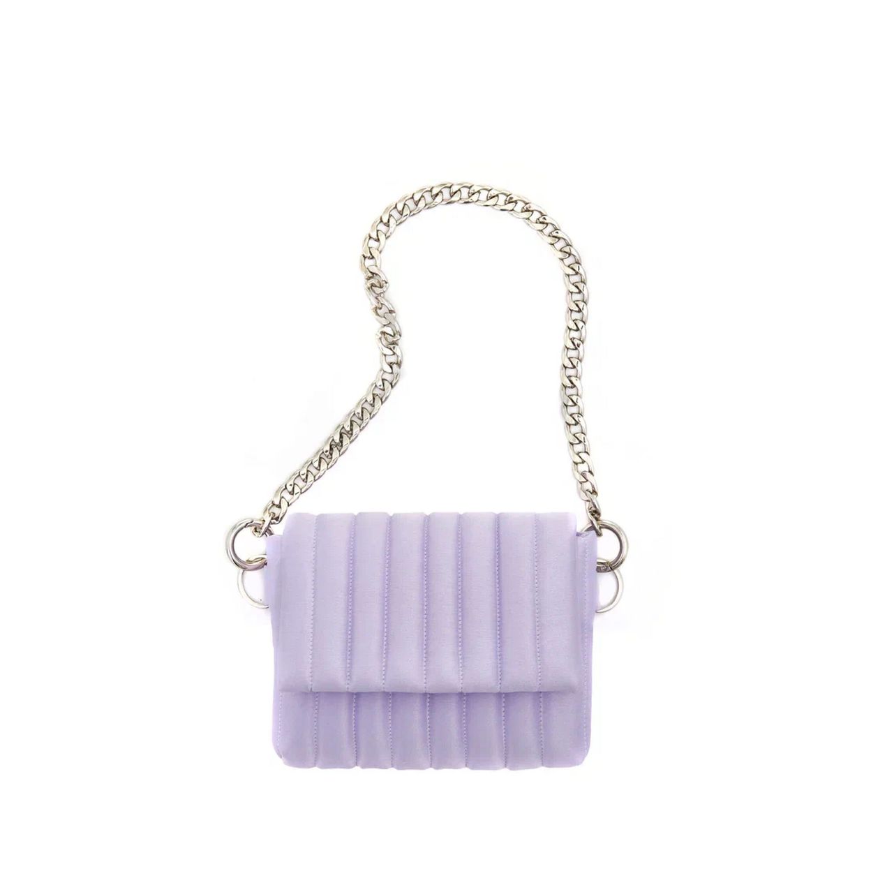 Купить Сумка стеганая AGLAIS в оттенке «Пастельная сирень»