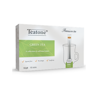 Купить ЧАЙ КЛАССИЧЕСКИЙ ЗЕЛЕНЫЙ TEATONE В СТИКАХ 100 ШТ. Х 1,8 Г. доставка продуктов Тюмень . доставка продуктов в Тюмени . доставка фруктов Тюмень . 