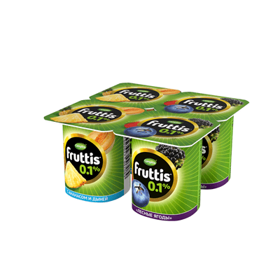 Купить ЙОГУРТ FRUTTIS ЛЕГКИЙ ЛЕСНЫЕ ЯГОДЫ/АНАНАС-ДЫНЯ 0,1% 110 Г. доставка продуктов Тюмень . доставка продуктов в Тюмени . доставка фруктов Тюмень . 