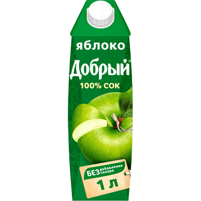 Купить ДОБРЫЙ СОК ЯБЛОЧНЫЙ 1 Л. доставка продуктов тюмень . доставка продуктов в тюмени . доставка фруктов тюмень . доставка фруктов в тюмени . достав