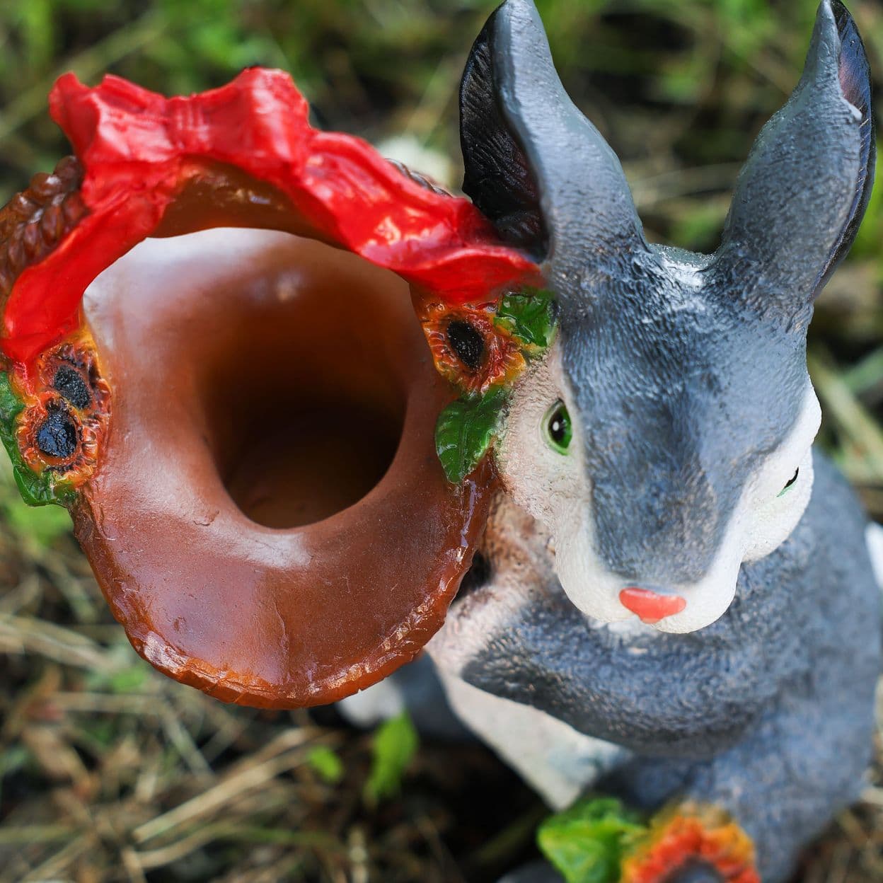 Купить Зайчик с Корзиной Кашпо