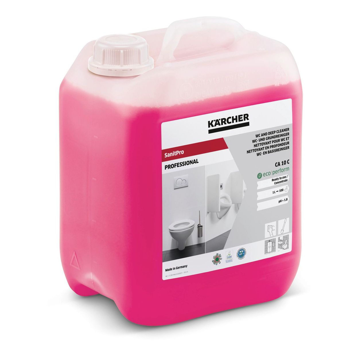 Купить Средство для уборки в туалетах и общей чистки SanitPro CA 10 C eco!perform, 5л