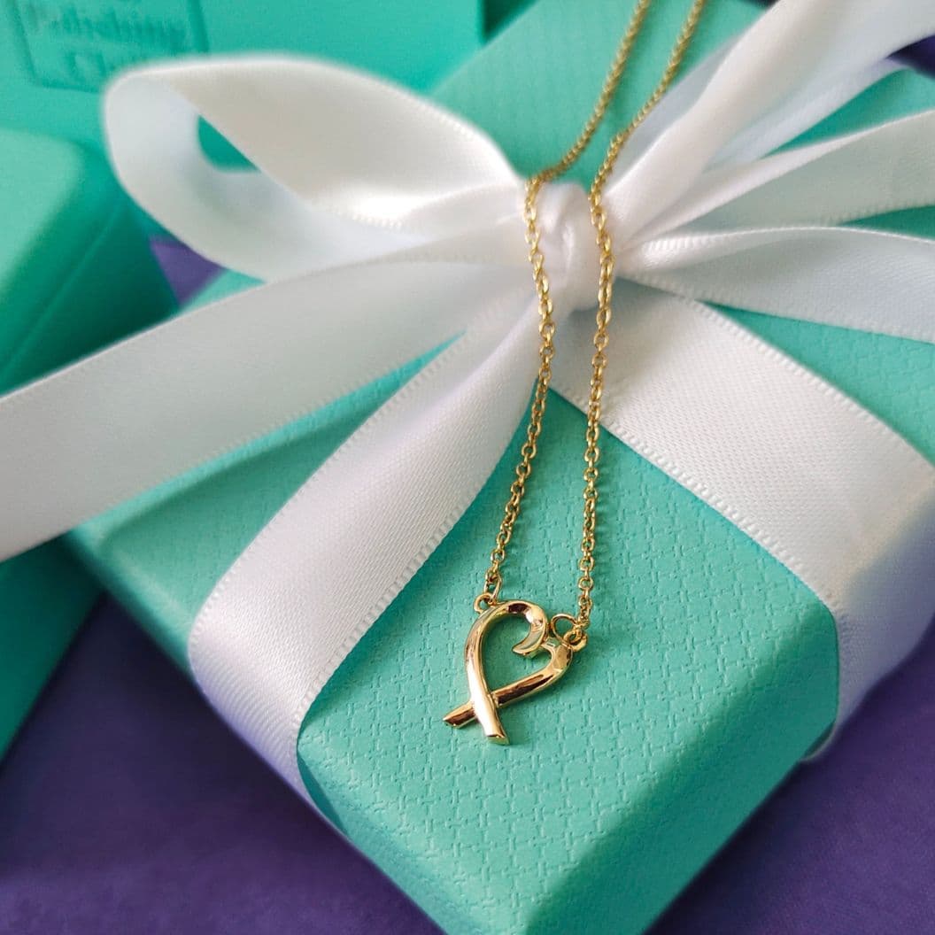 Купить Подвеска Tiffany сердце золотое  Paloma Picasso