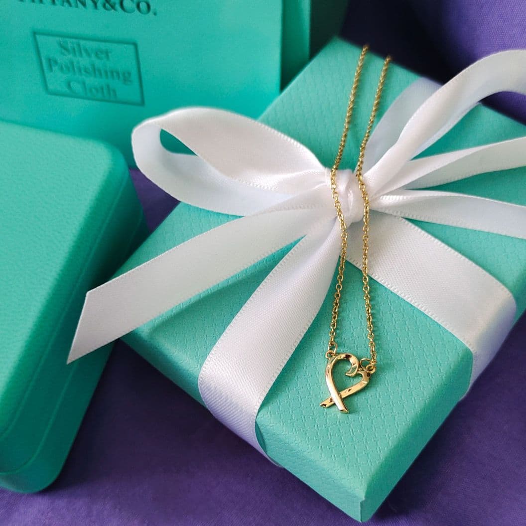 Купить Подвеска Tiffany сердце золотое  Paloma Picasso