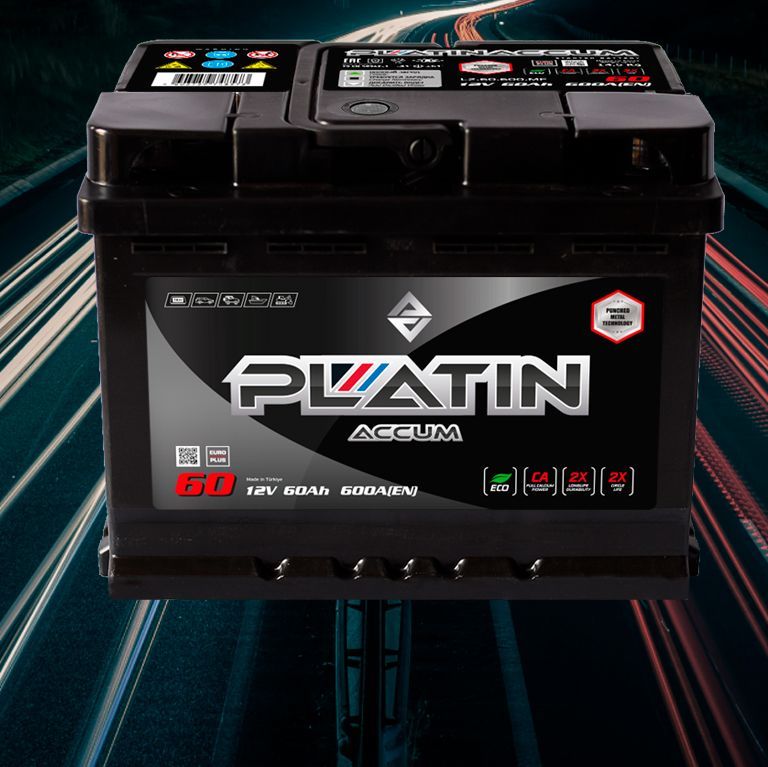Купить АККУМУЛЯТОР PLATIN BLACK 6CT-60