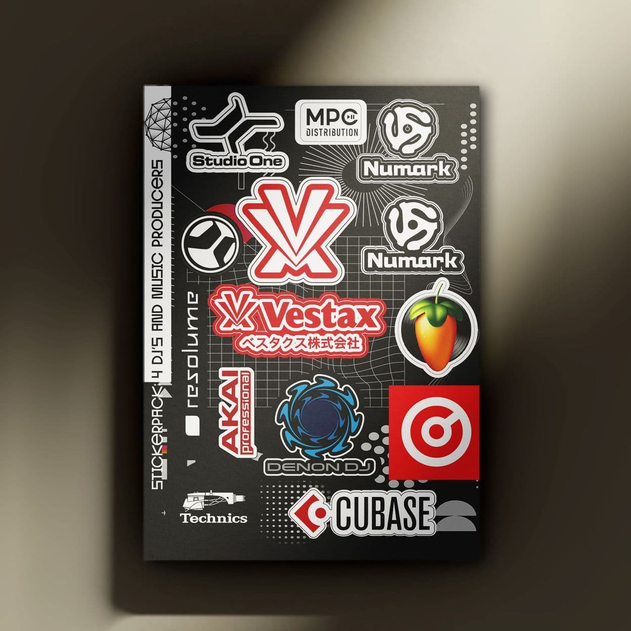 Купить Набор стикеров DJ & PRODUCER Stickerpack - наклейки посвященные инструментам электронной музыки