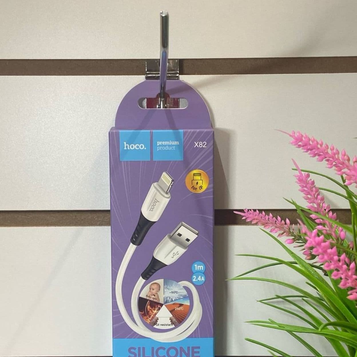 Купить Hoco Lightning-USB x82 белый