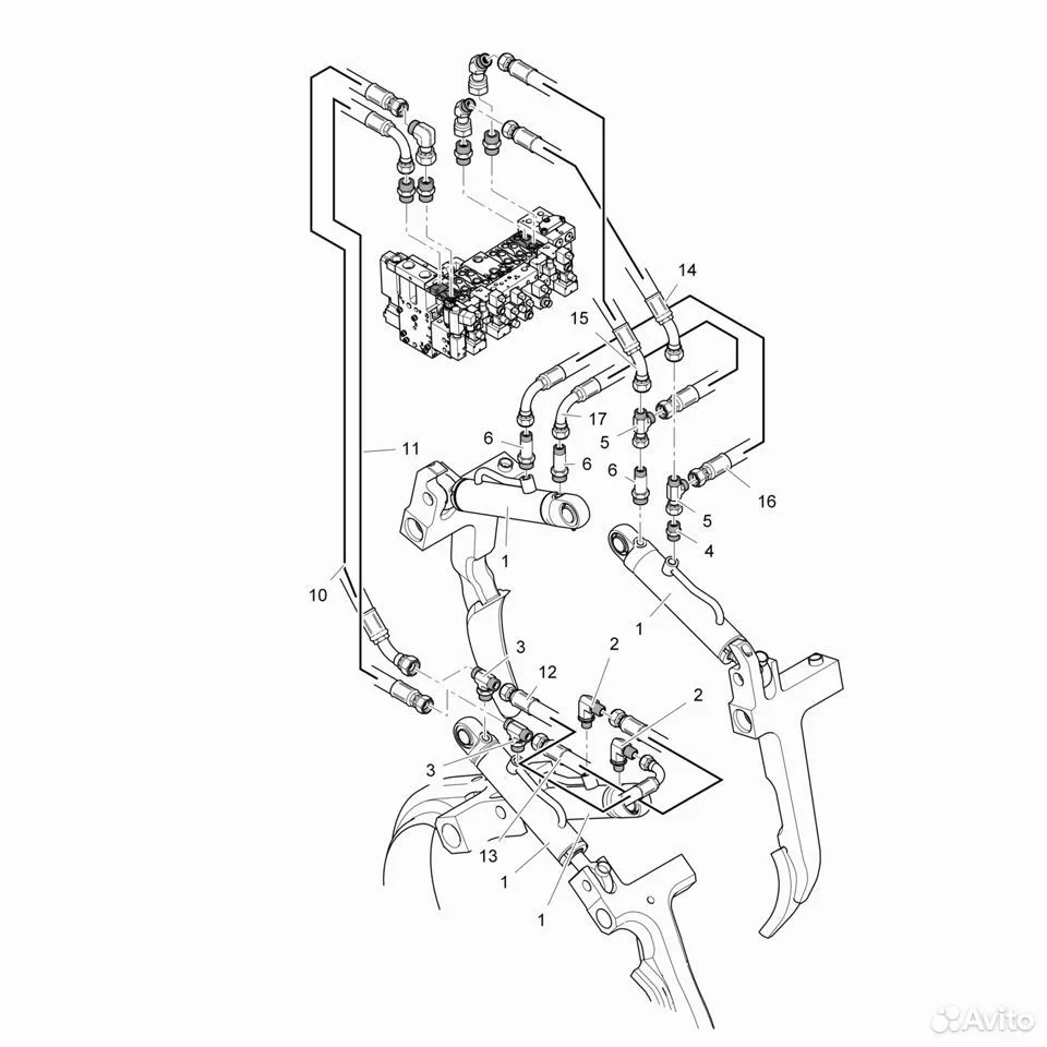 Купить Гидроцилиндр 5245515 Komatsu Forest