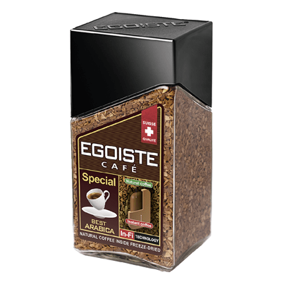 Купить EGOISTE КОФЕ РАСТВОРИМЫЙ СУБЛИМИРОВАНННЫЙ С МОЛОТЫМ SPECIAL 100 Г. доставка продуктов Тюмень . доставка продуктов в Тюмени . доставка фруктов Т