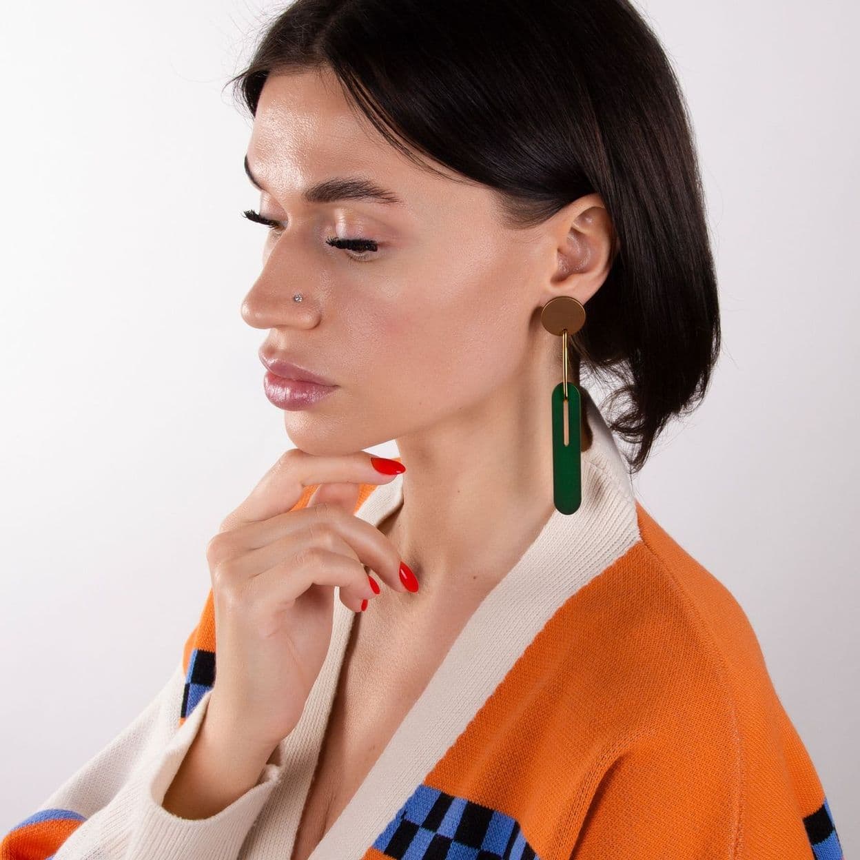 Купить Серьги Nuance, асимметричные