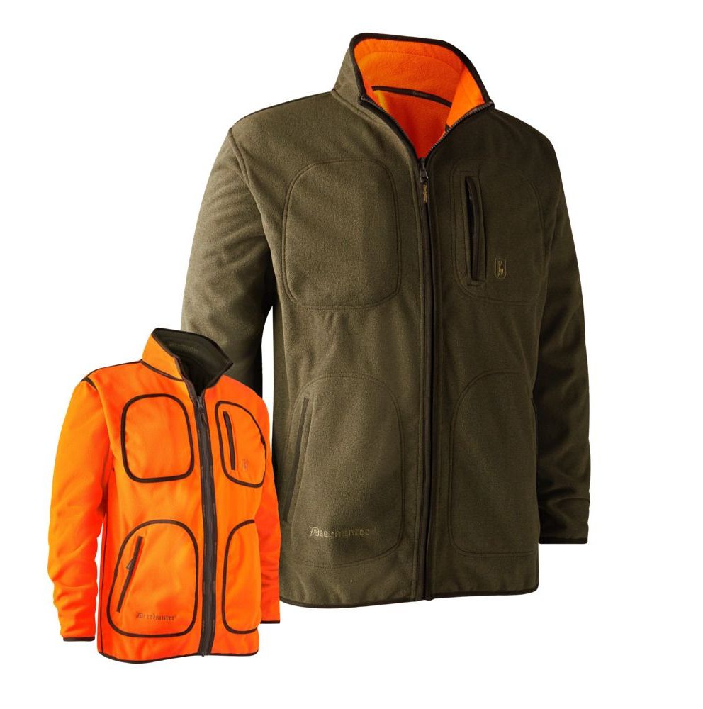 Купить Куртка Gamekeeper Bonded Fleece Reversible (371/669 Graphite Green/Orange)
