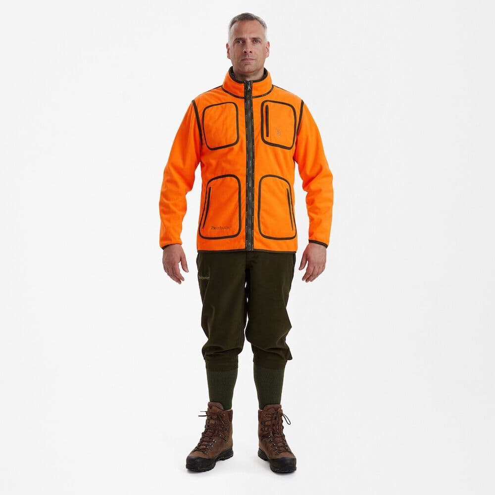 Купить Куртка Gamekeeper Bonded Fleece Reversible (371/669 Graphite Green/Orange)