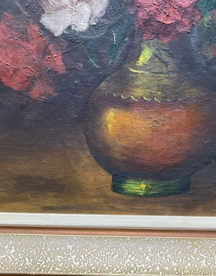 Купить Старинная картина с цветами