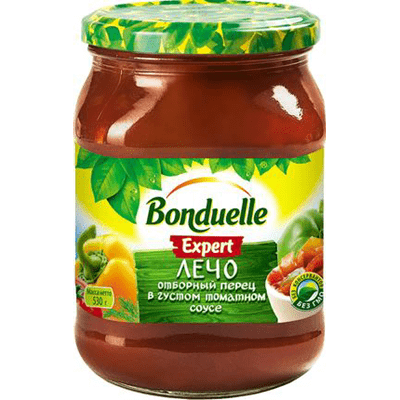 Купить BONDUELLE ЛЕЧО EXPERT 580 МЛ. доставка продуктов Тюмень . доставка продуктов в Тюмени . доставка фруктов Тюмень . доставка фруктов в Тюмени . д