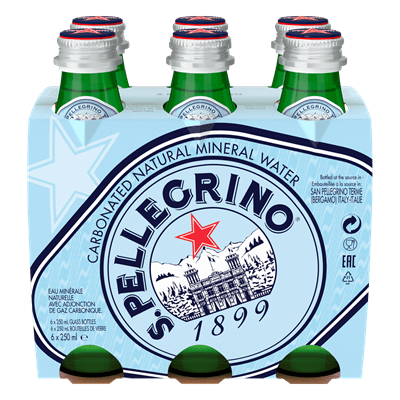 Купить S.PELLEGRINO ВОДА МИНЕРАЛЬНАЯ СТОЛОВАЯ/ПИТЬЕВАЯ ГАЗИРОВАННАЯ 0,25 Л. Х 6 ШТ. доставка продуктов тюмень . доставка продуктов в тюмени . доставка