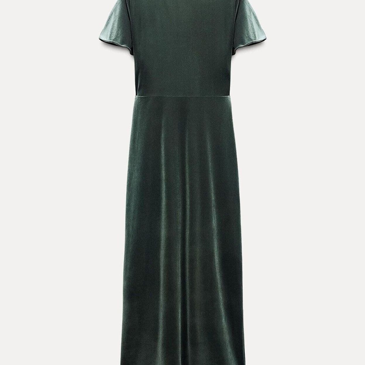 Купить Бархатное платье миди ZARA 147716110