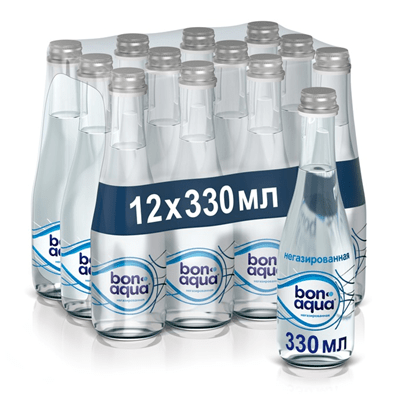 Купить ВОДА BONAQUA БЕЗ ГАЗА БУТИЛИРОВАННАЯ 0,33 Л. Х 12 ШТ. Х 6 ШТ. доставка продуктов тюмень . доставка продуктов в тюмени . доставка фруктов тюмень