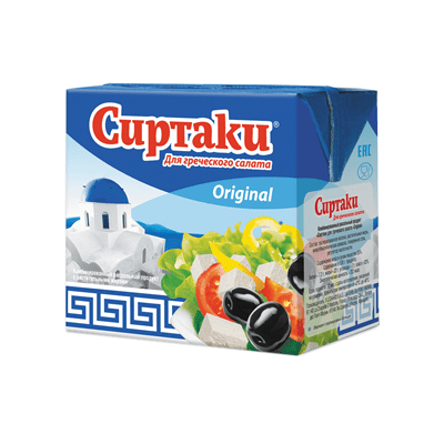 Купить СЫР СИРТАКИ ORIGINAL ДЛЯ ГРЕЧЕСКОГО САЛАТА 500 Г. с доставкой на дом . Доставка продуктов Тюмень , доставка продуктов в Тюмени , dostavka-produ