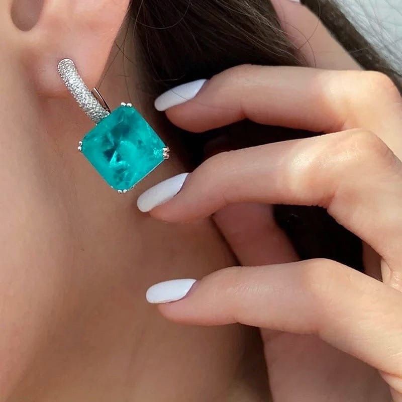 Купить Серьги Турмалиновый айсберг