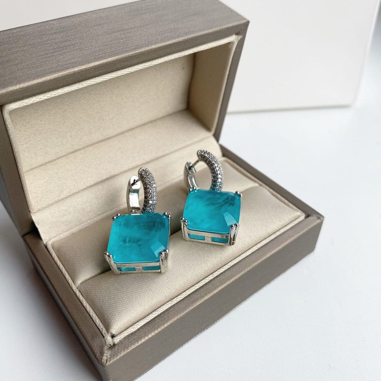 Купить Серьги Турмалиновый айсберг