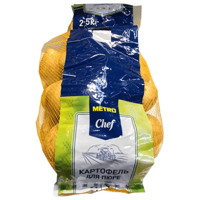 Купить КАРТОФЕЛЬ METRO CHEF ДЛЯ ПЮРЕ 2,5 КГ. доставка продуктов тюмень . доставка продуктов в тюмени . доставка фруктов тюмень . доставка фруктов в тю