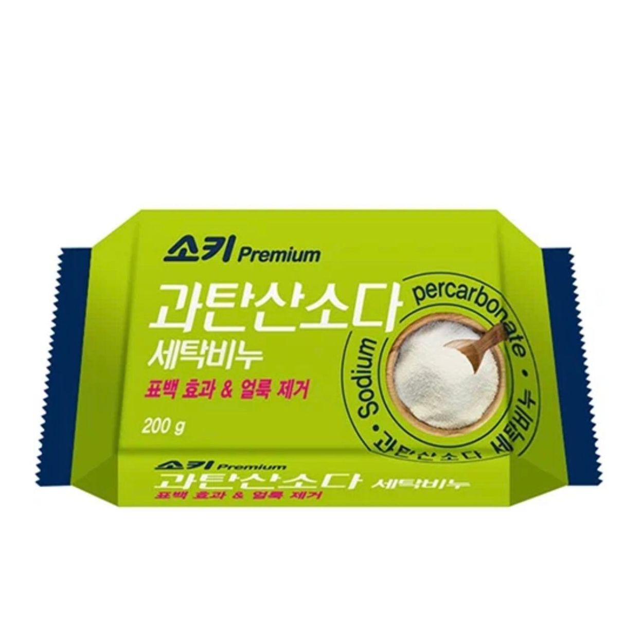 Купить Корейское хозяйственное мыло MUKUNGHWA Premium Sodium Percarbonat отбеливающее и пятновыводящее с кислородным отбеливателем 200 г