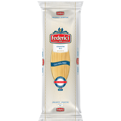 Купить МАКАРОННЫЕ ИЗДЕЛИЯ СПАГЕТТИ №3 FEDERICI БЕЗ ГЛЮТЕНА 400 Г. доставка продуктов Тюмень . доставка продуктов в Тюмени . доставка фруктов Тюмень . 