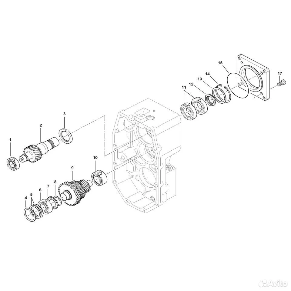 Купить Ось 5278856 Komatsu Forest