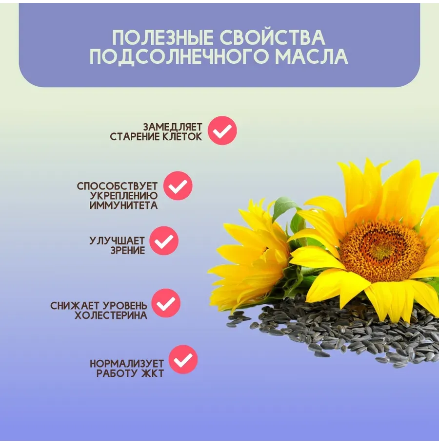 Купить Масло подсолнечное сыродавленное, 250мл.