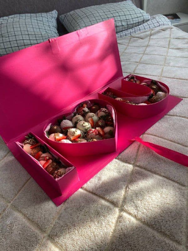 Купить Набор из клубники в шоколаде I LOVE YOU