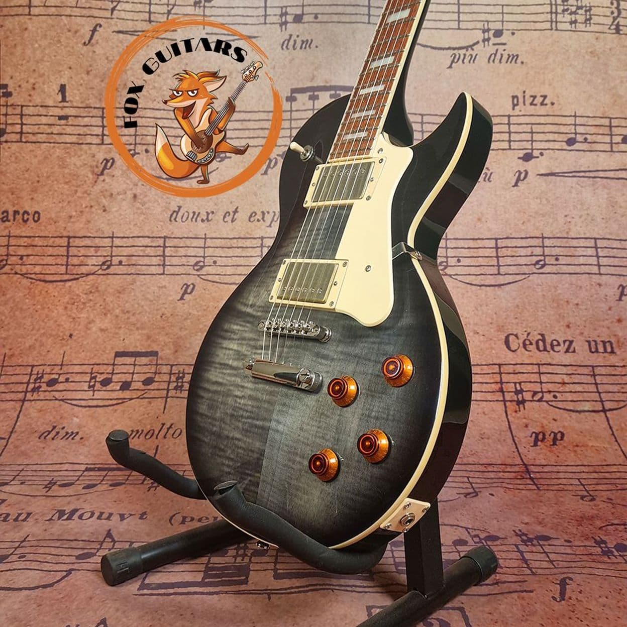 Купить Электрогитара LesPaul Cort CR250 TBK
