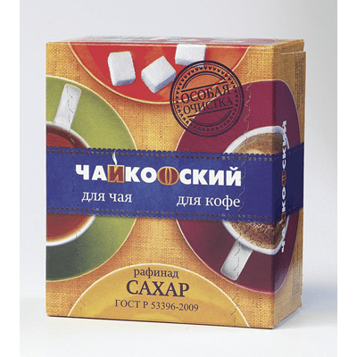 Купить САХАР-РАФИНАД ЧАЙКОФСКИЙ 500 Г. с доставкой на дом . Доставка продуктов Тюмень , доставка продуктов в Тюмени , dostavka-produktov-tyumen , dost