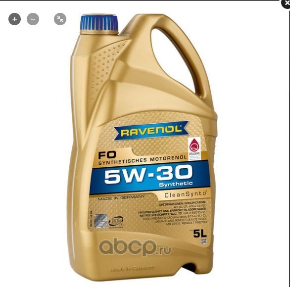 Купить Моторное масло RAVENOL FO SAE 5W-30 ( 5л) new