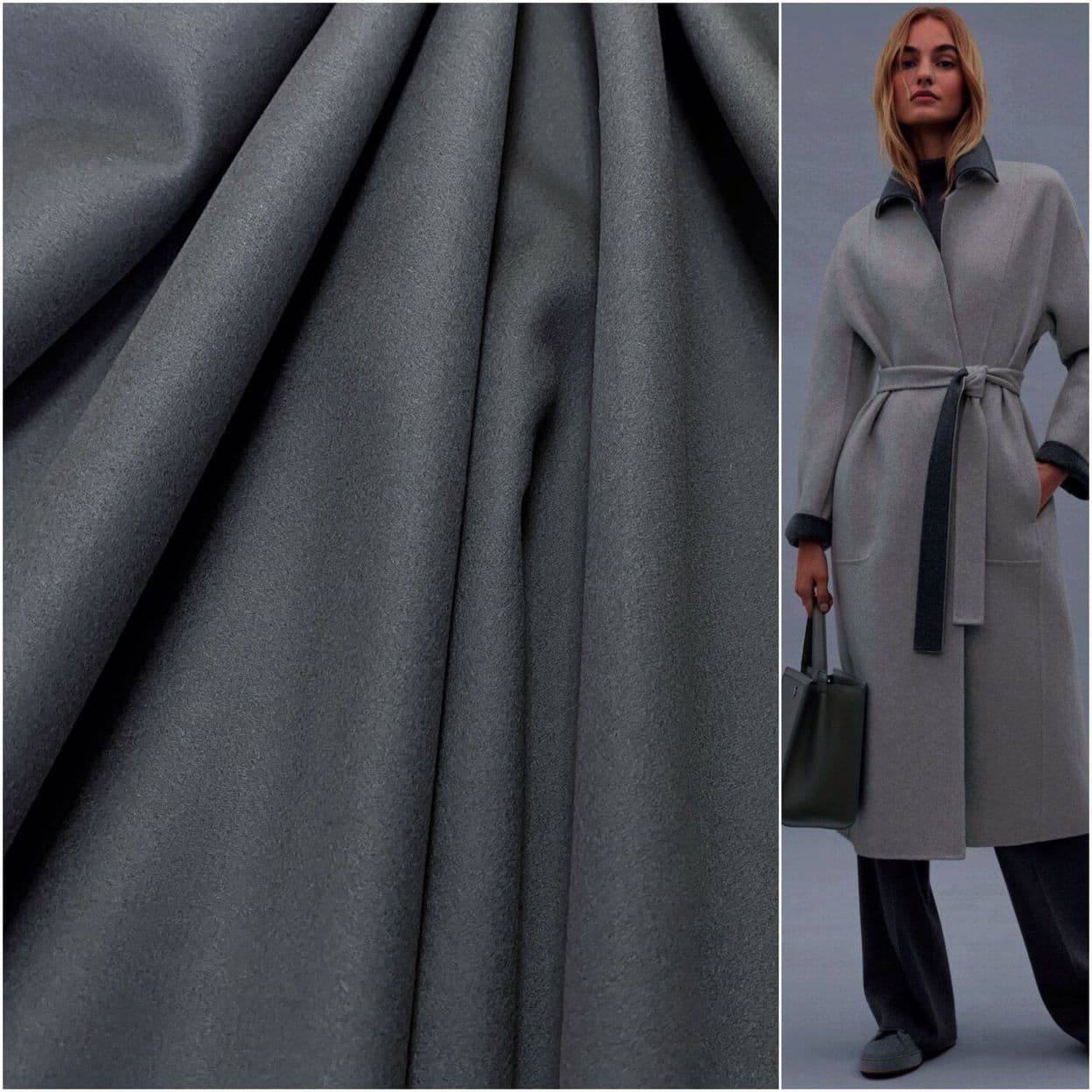 Купить Ткань кашемир double face Loro Piana