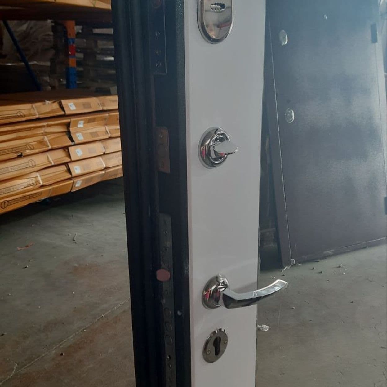 Купить Дверь входная "ТАЙГА 9" зеркало эмалит, Феррони