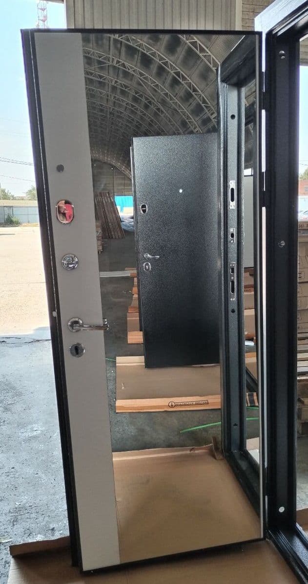 Купить Дверь входная "ТАЙГА 9" зеркало эмалит, Феррони