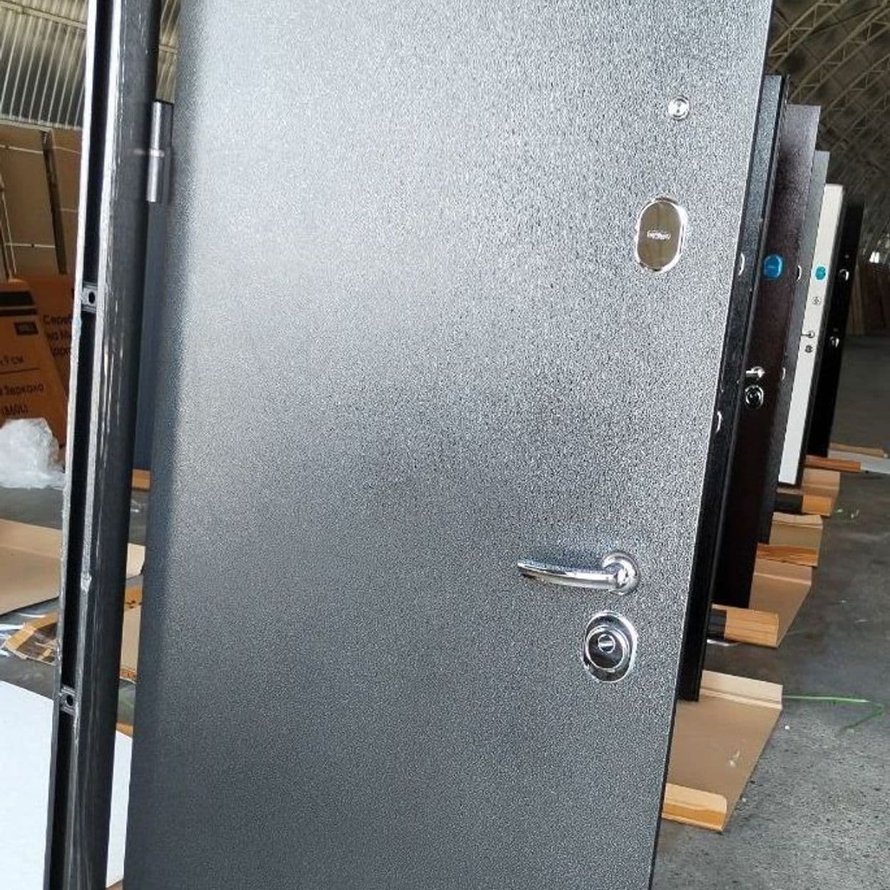 Купить Дверь входная "ТАЙГА 9" зеркало эмалит, Феррони