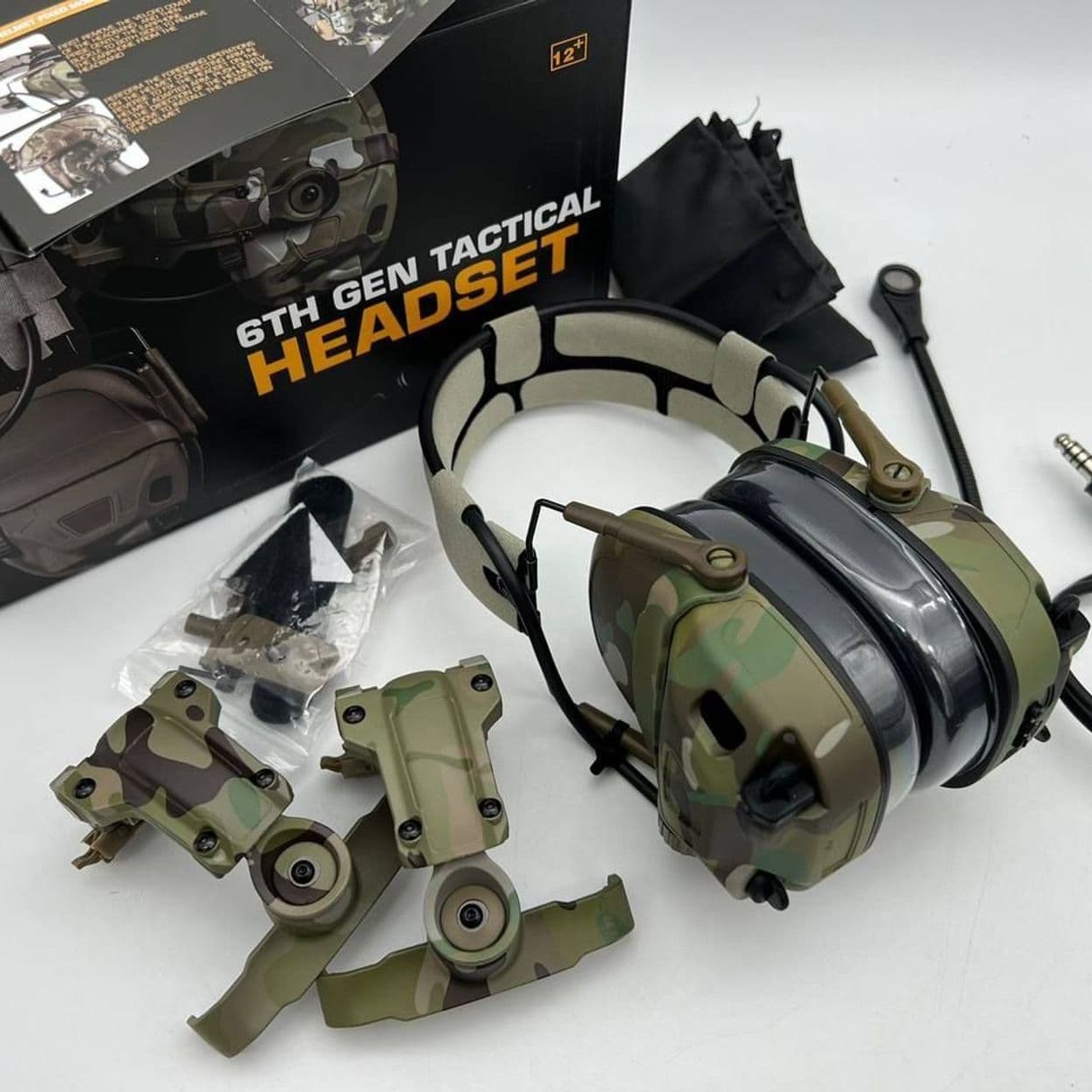 Купить TACTICAL HEADSET 6TH GEN активные наушники для стрельбы