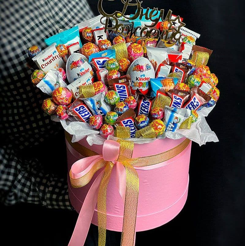 Купить Подарок из батончиков арт. 451